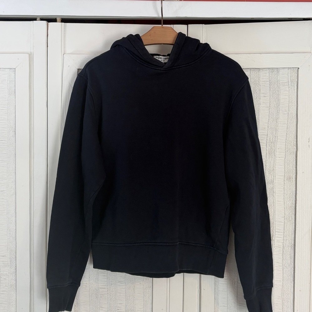 OPENING CEREMONY BLACK HOODIE with embroidery size small - Picture 4 of 5